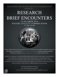 research brief encounters poster